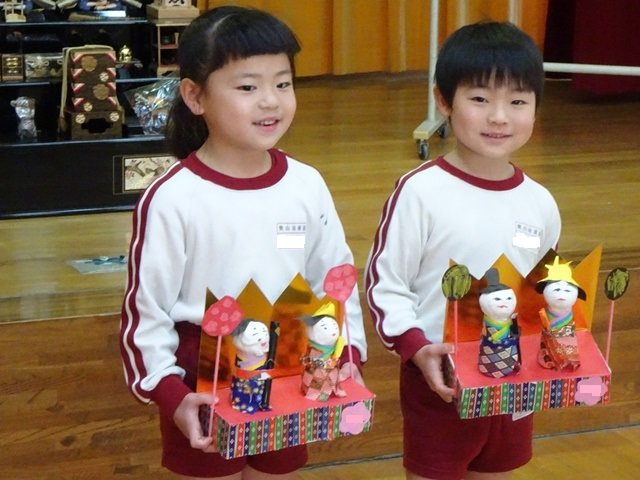 雛祭り会 3月 19年 奥山幼稚園 ブログ 奥山幼稚園