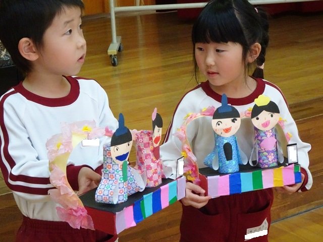 雛祭り会 3月 19年 奥山幼稚園 ブログ 奥山幼稚園