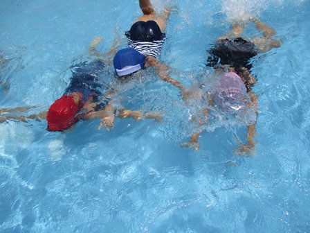 水を得た魚のように 7月 16年 尾奈幼稚園 ブログ 尾奈幼稚園