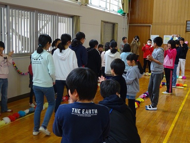 ６年生を送る会 3月 19年 佐久間小学校 ブログ 佐久間小学校