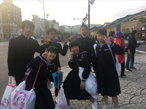 小樽運河 夕食 5月 2018年 積志中学校 ブログ 積志中学校
