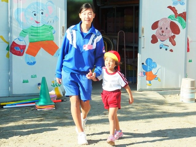 中学生と一緒に 白脇まつりに向けて 11月 18年 白脇幼稚園 ブログ 白脇幼稚園