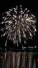 かんざんじ温泉 灯篭流し 花火大会 7月 17年 庄内学園 ブログ 庄内学園