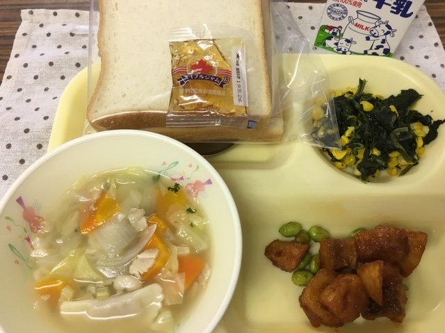 今日の給食 3月 19年 高台中学校 ブログ 高台中学校