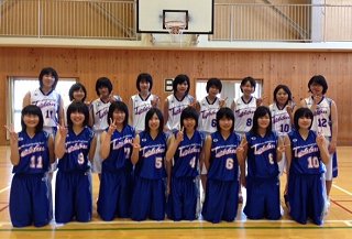 女子バスケットボール部 新ユニフォーム完成 3月 14年 東部中学校 ブログ 東部中学校