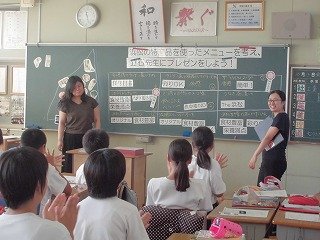 家庭科教諭と栄養教諭のｔｔ授業 10月 17年 東部中学校 ブログ 東部中学校
