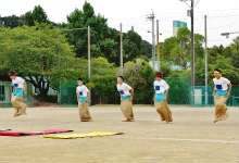 富中体育大会 感謝の表情 特集 三人四脚 障害物競走編 9月 17年 富塚中学校 ブログ 富塚中学校