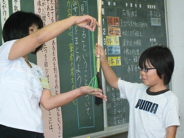 国語科 見立てる の学習 ５年２組 5月 15年 豊西小学校 ブログ 豊西小学校