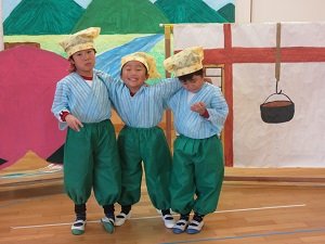 ももたろう ふたたび 12月 18年 内野幼稚園 ブログ 内野幼稚園