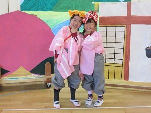 ももたろう ふたたび 12月 18年 内野幼稚園 ブログ 内野幼稚園