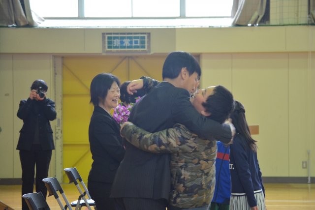 お別れの式 3月 17年 浦川小学校 ブログ 浦川小学校