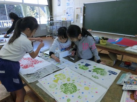 図工 2月 17年 浦川小学校 ブログ 浦川小学校