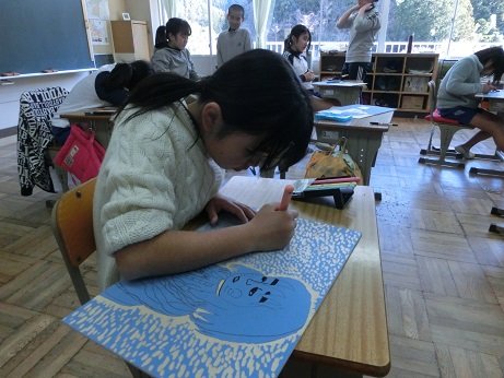 図工 2月 17年 浦川小学校 ブログ 浦川小学校