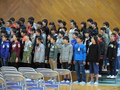 卒業式の練習 3月 19年 和田小学校 ブログ 和田小学校